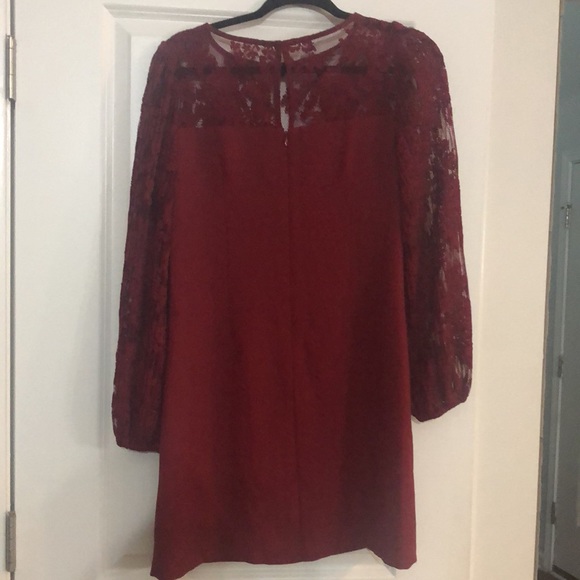 Chic Red Dress - Picture 3 of 4